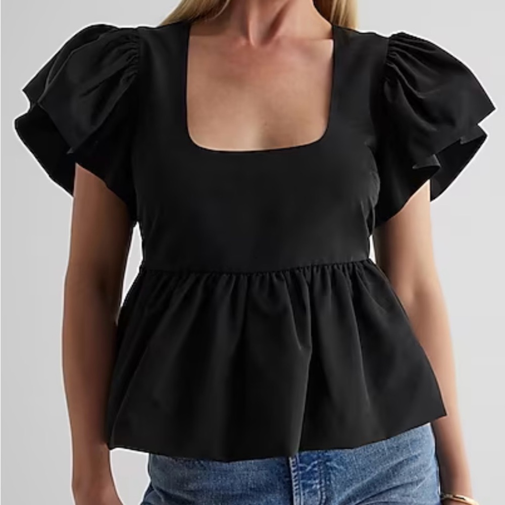 Express Peplum Top NWT